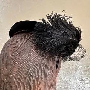 CHAPEAUX | Accessories | Beautiful 95s Black Velvet Juliet  display picture 2